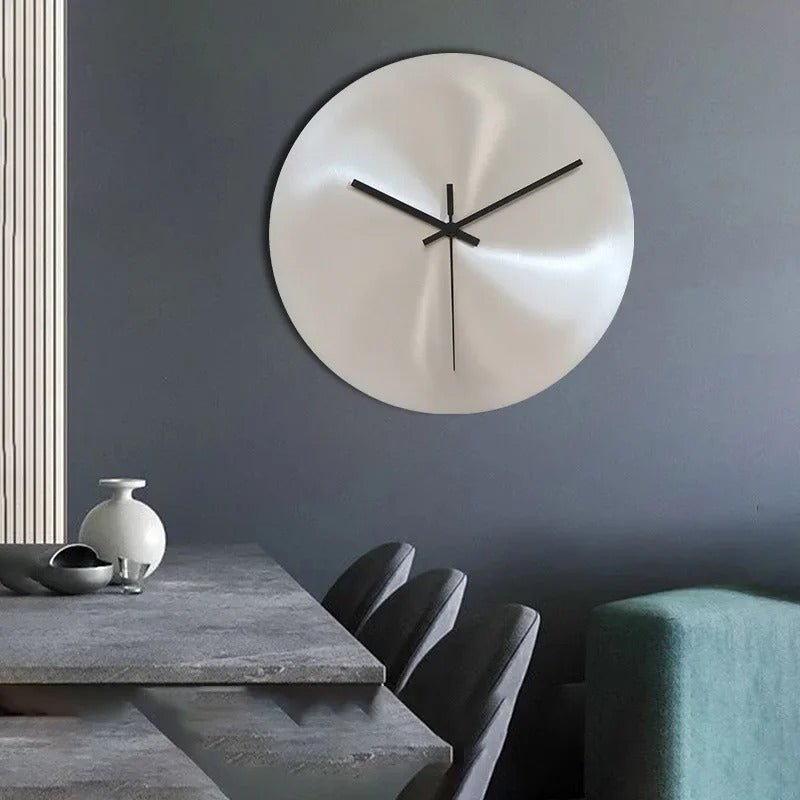 ChronoSteel - Minimalist Stainless Steel Wall Clock - Lattea Global