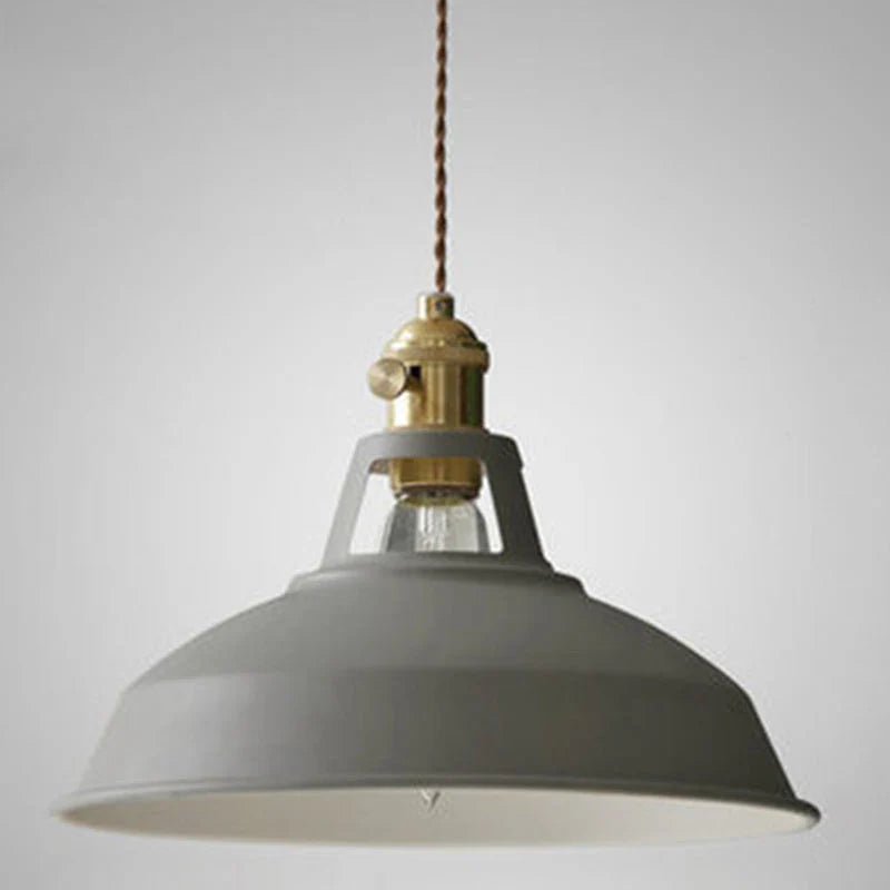 Classic Industrial Metal Pendant Light - Lattea Global
