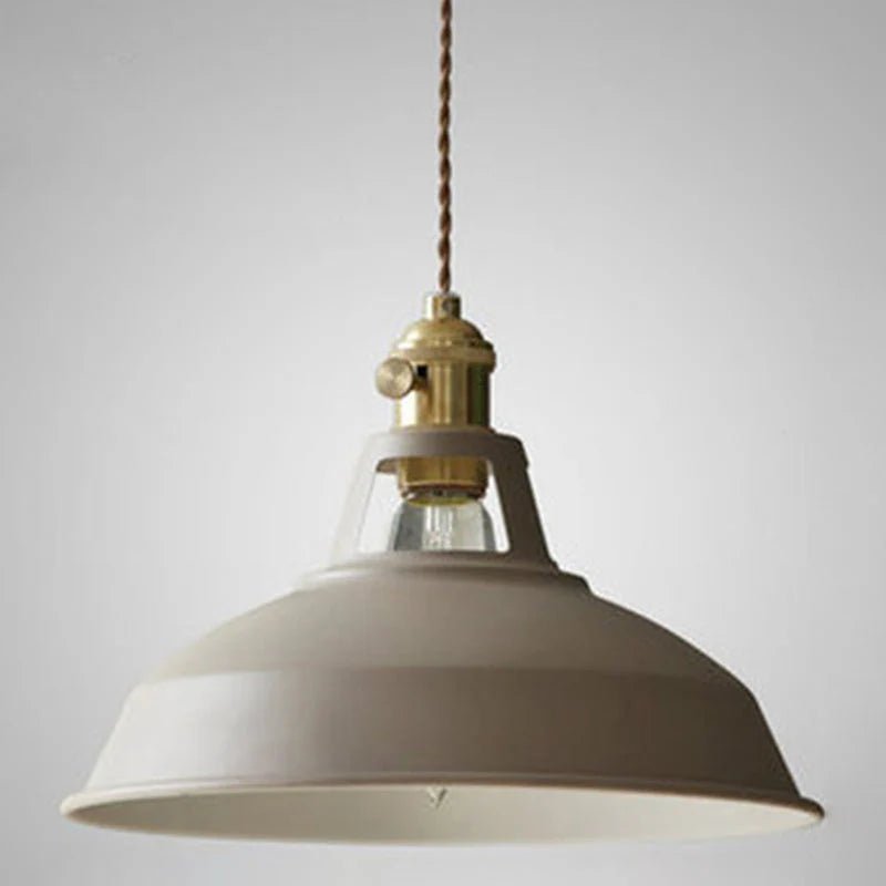 Classic Industrial Metal Pendant Light - Lattea Global
