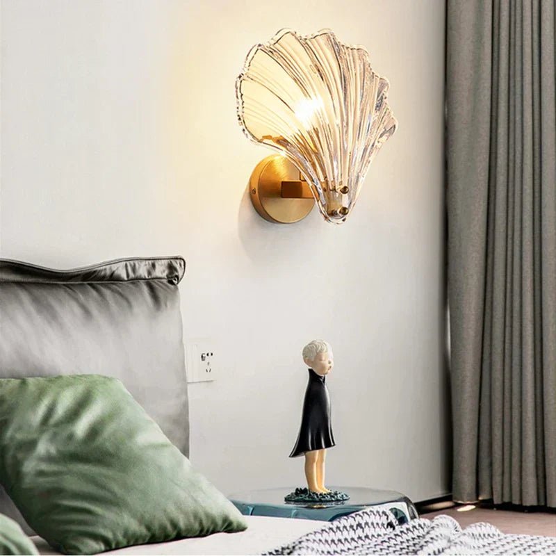 Coastal Shell Wall Sconce - Lattea Global