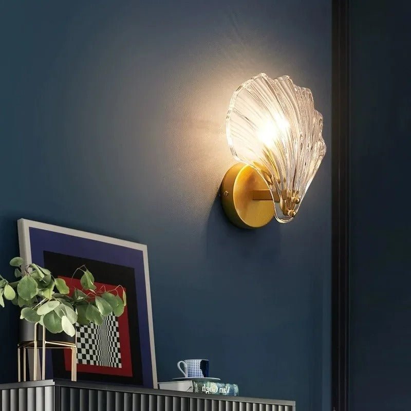 Coastal Shell Wall Sconce - Lattea Global