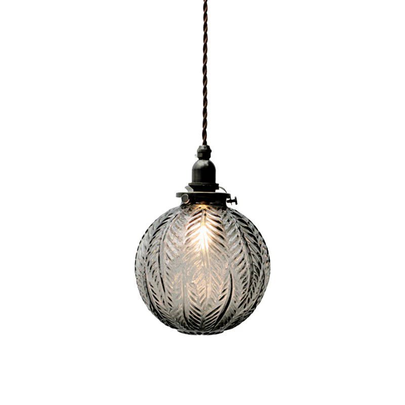 Colonial - Inspired Glass Pendant Lamp - Lattea Global
