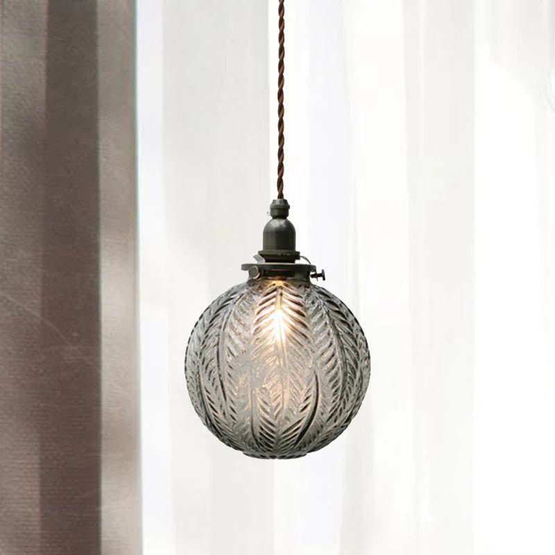 Colonial - Inspired Glass Pendant Lamp - Lattea Global