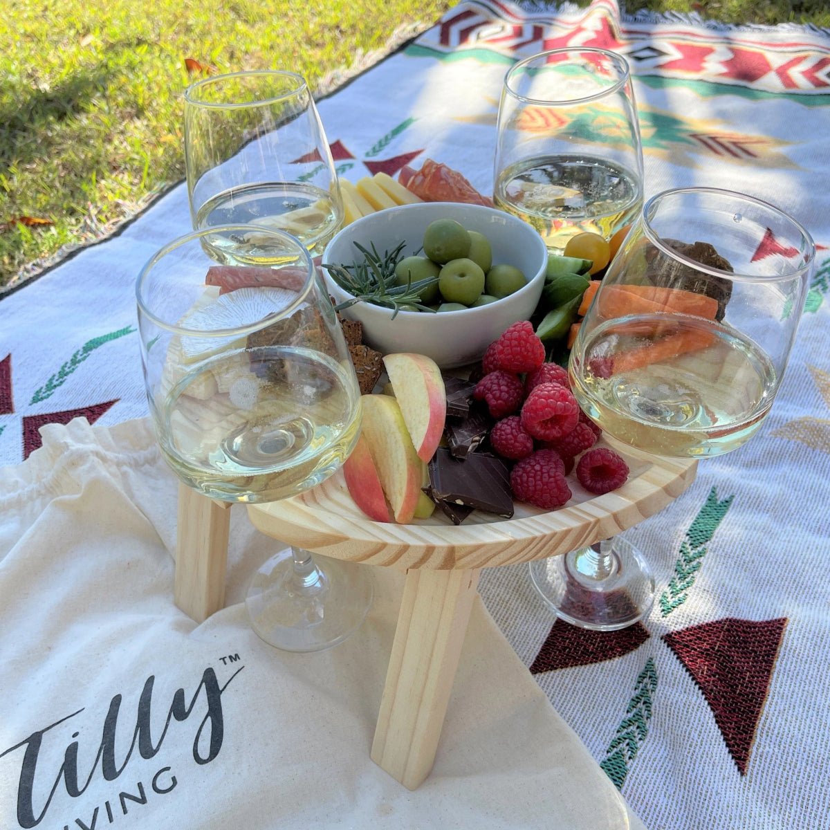Compact Picnic Table – Foldable Outdoor Dining - Lattea Global