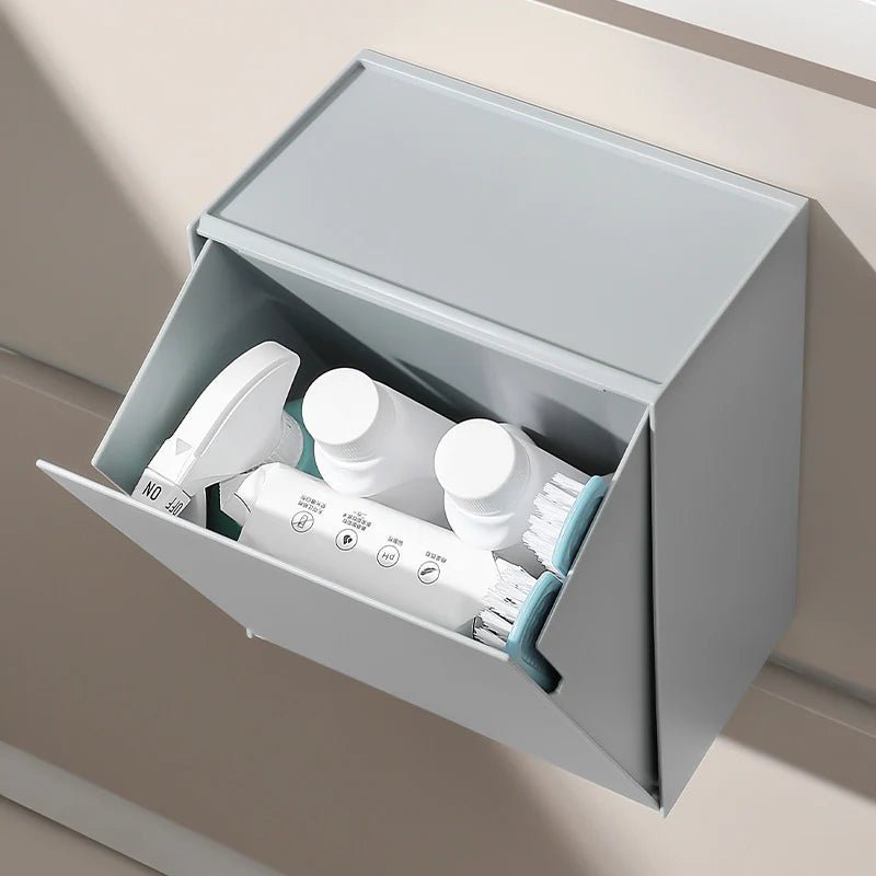 Compact Wall Hanging Storage Box for Bathroom - Lattea Global
