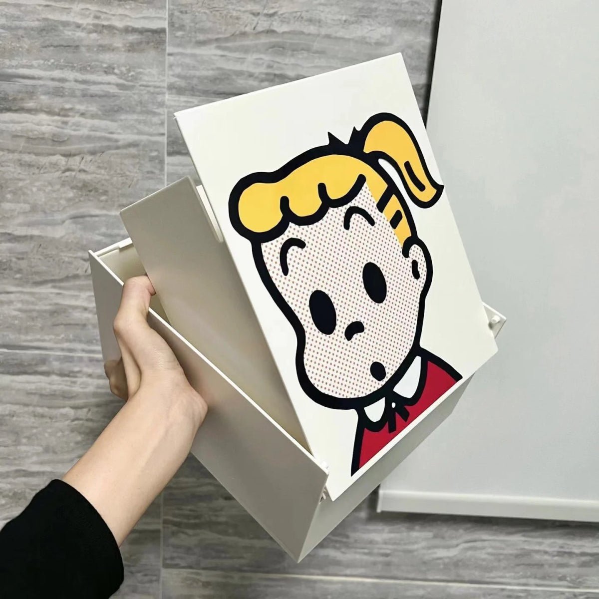 Compact Wall Hanging Storage Box for Bathroom - Lattea Global