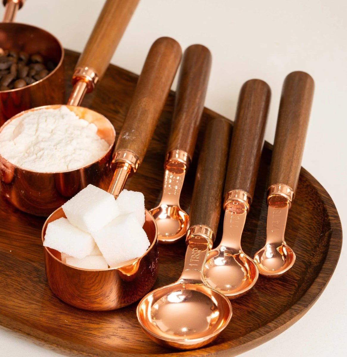 Copper Measuring Set – Luxury Copper - Plated Kitchen Essentials - Lattea Global