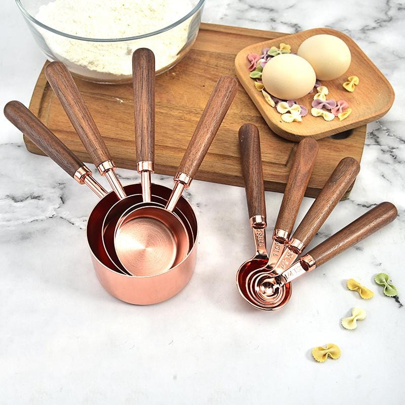 Copper Measuring Set – Luxury Copper - Plated Kitchen Essentials - Lattea Global