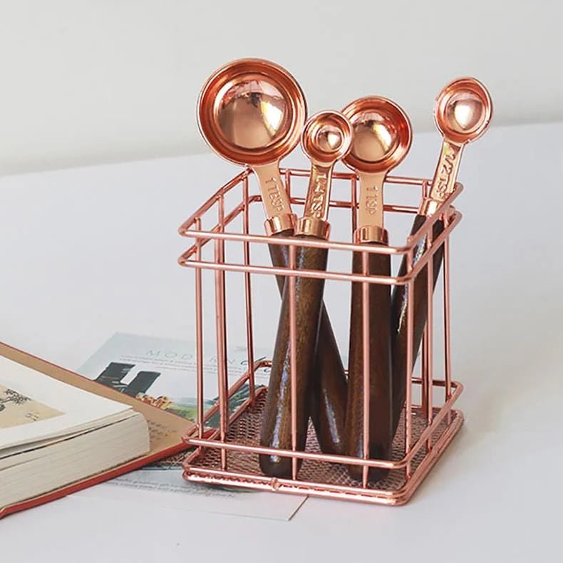 Copper Measuring Set – Luxury Copper - Plated Kitchen Essentials - Lattea Global