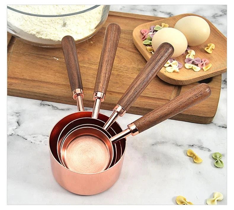 Copper Measuring Set – Luxury Copper - Plated Kitchen Essentials - Lattea Global