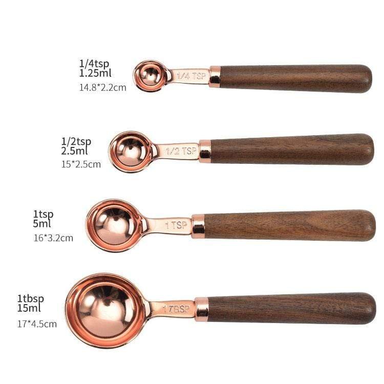 Copper Measuring Set – Luxury Copper - Plated Kitchen Essentials - Lattea Global