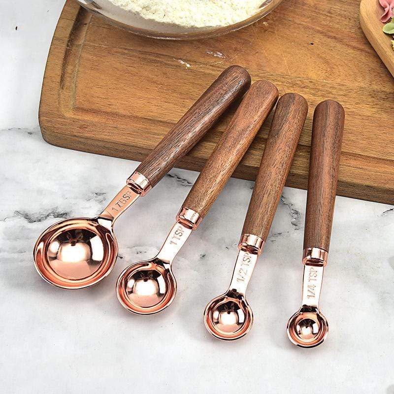Copper Measuring Set – Luxury Copper - Plated Kitchen Essentials - Lattea Global