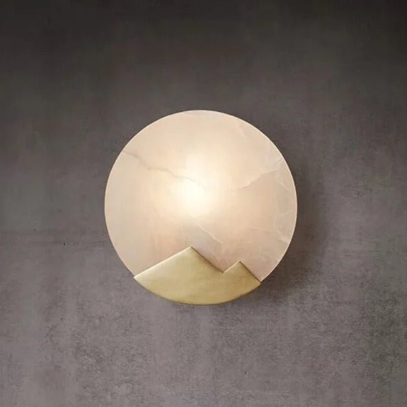 Copper Moon Alabaster Wall Sconce - Lattea Global