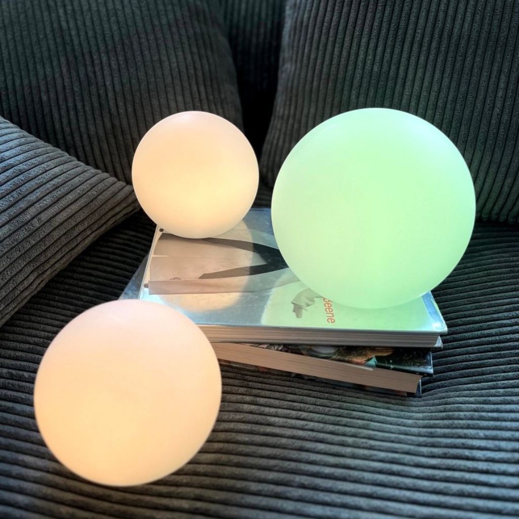 Cordless LED Moon Table Lamp
