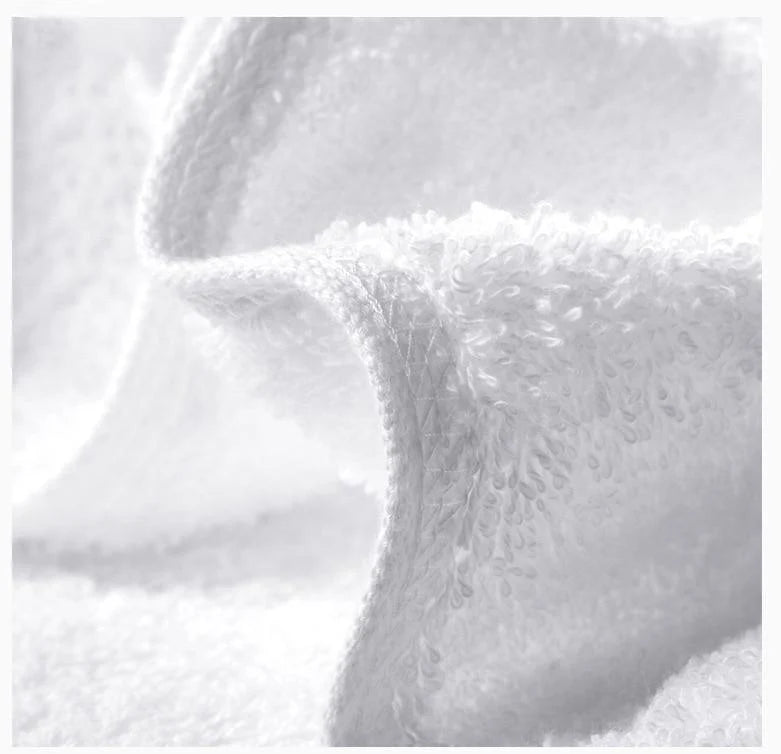 Cotton Towel Set with Embroidered Crown Design - Lattea Global