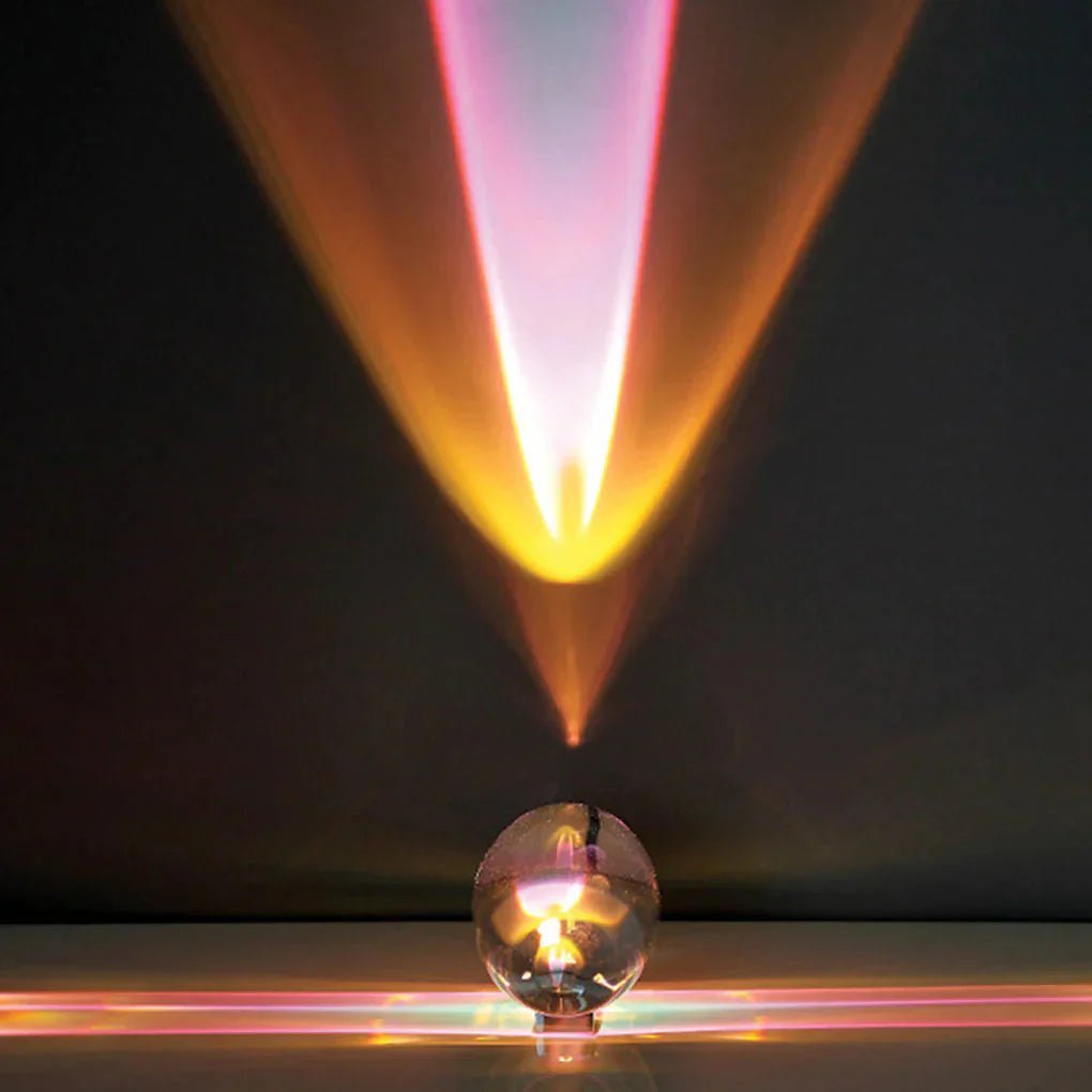Crystal Projection Lamp with Colorful Light Effects - Lattea Global