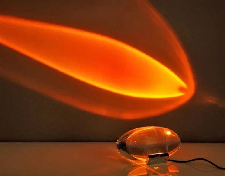 Crystal Projection Lamp with Colorful Light Effects - Lattea Global