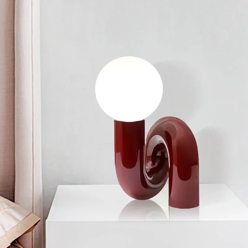 Curved Pipe Nordic Table Lamp - Lattea Global