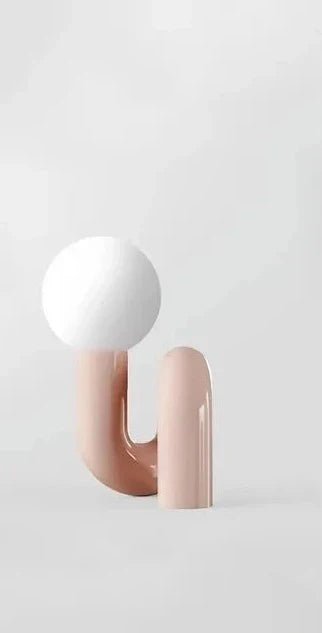 Curved Pipe Nordic Table Lamp - Lattea Global