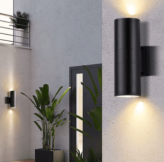 CylinderGlow LED Wall Lamp - Modern Cylinder Design & Dual Lighting - Lattea Global