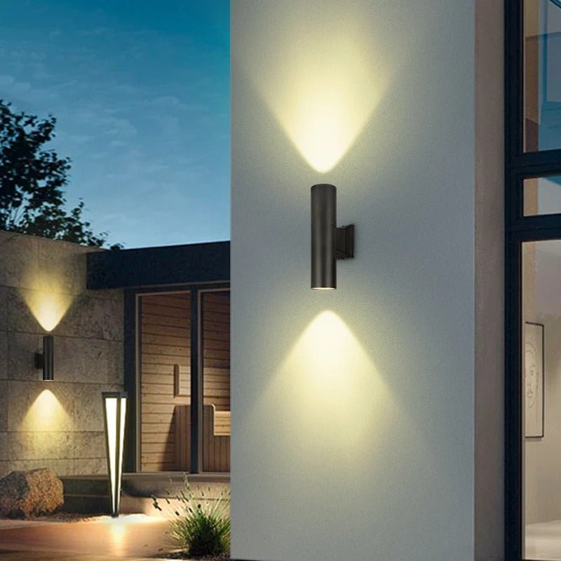 CylinderGlow LED Wall Lamp - Modern Cylinder Design & Dual Lighting - Lattea Global