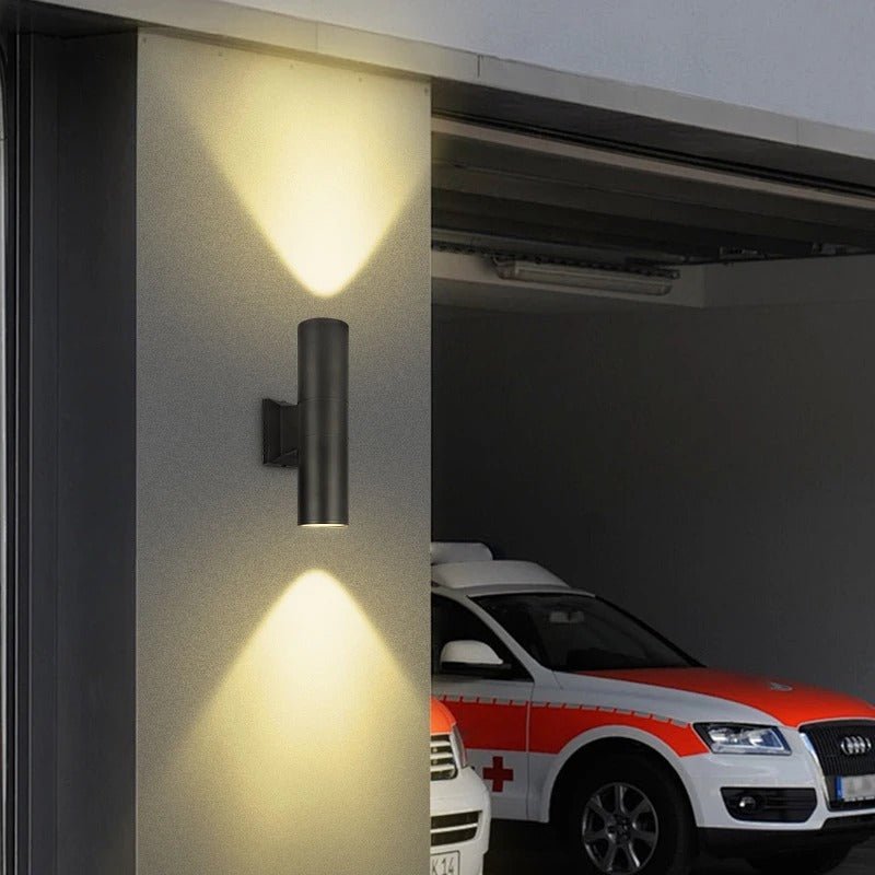 CylinderGlow LED Wall Lamp - Modern Cylinder Design & Dual Lighting - Lattea Global