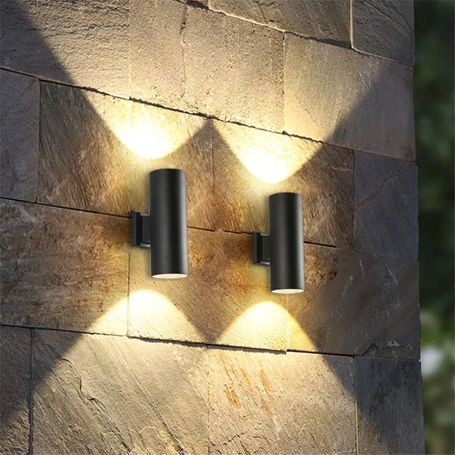CylinderGlow LED Wall Lamp - Modern Cylinder Design & Dual Lighting - Lattea Global