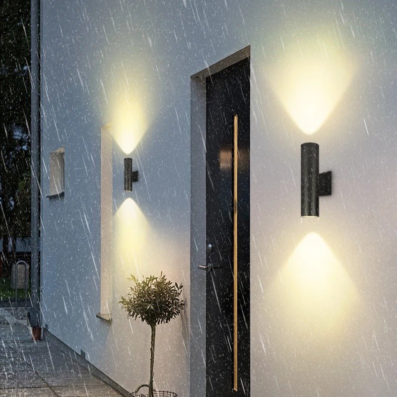 CylinderGlow LED Wall Lamp - Modern Cylinder Design & Dual Lighting - Lattea Global