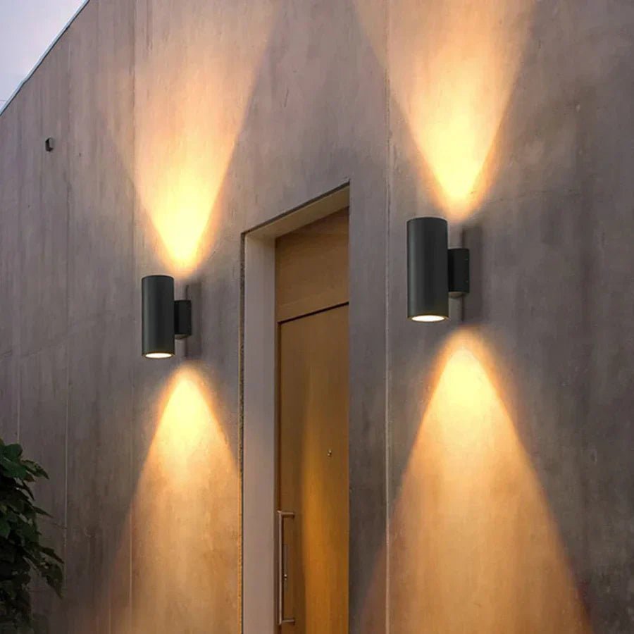 CylinderGlow LED Wall Lamp - Modern Cylinder Design & Dual Lighting - Lattea Global