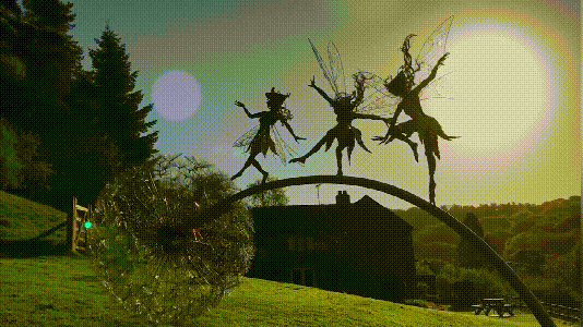 Dancing Fairy Statue for Garden Decor