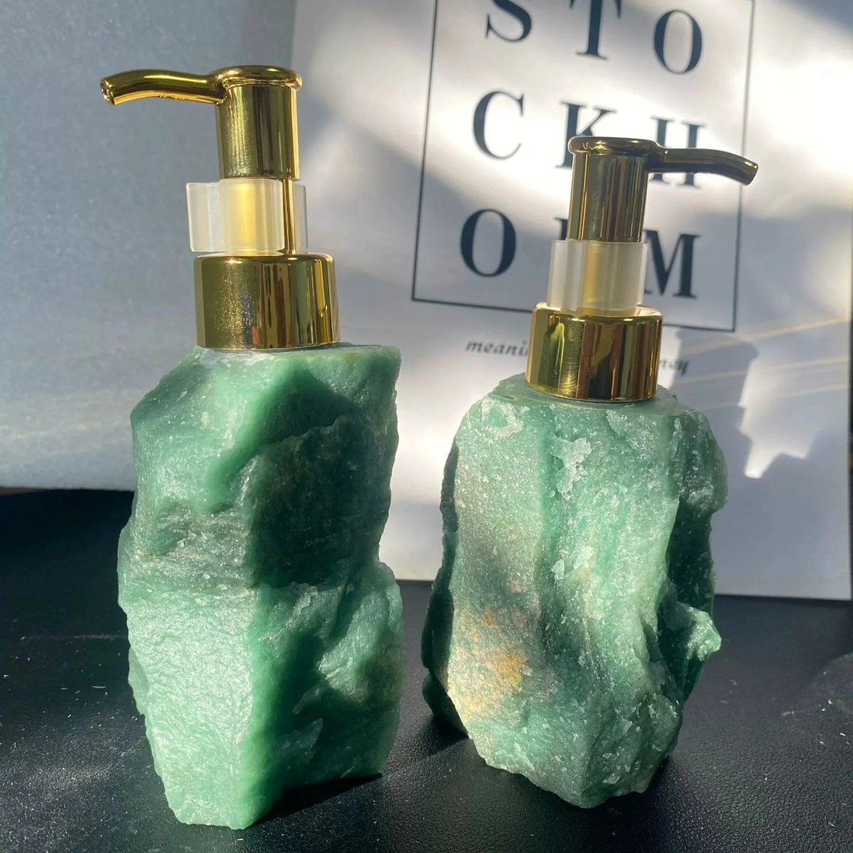 Deluxe Crystal Soap Dispenser – Elegant & Functional Bath Accessory - Lattea Global