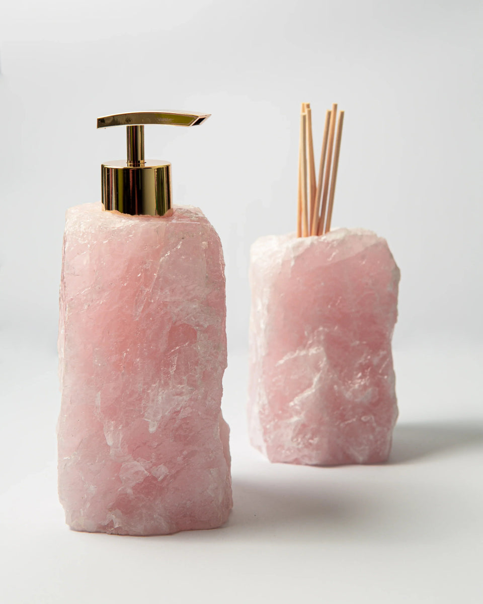 Deluxe Crystal Soap Dispenser – Elegant & Functional Bath Accessory - Lattea Global