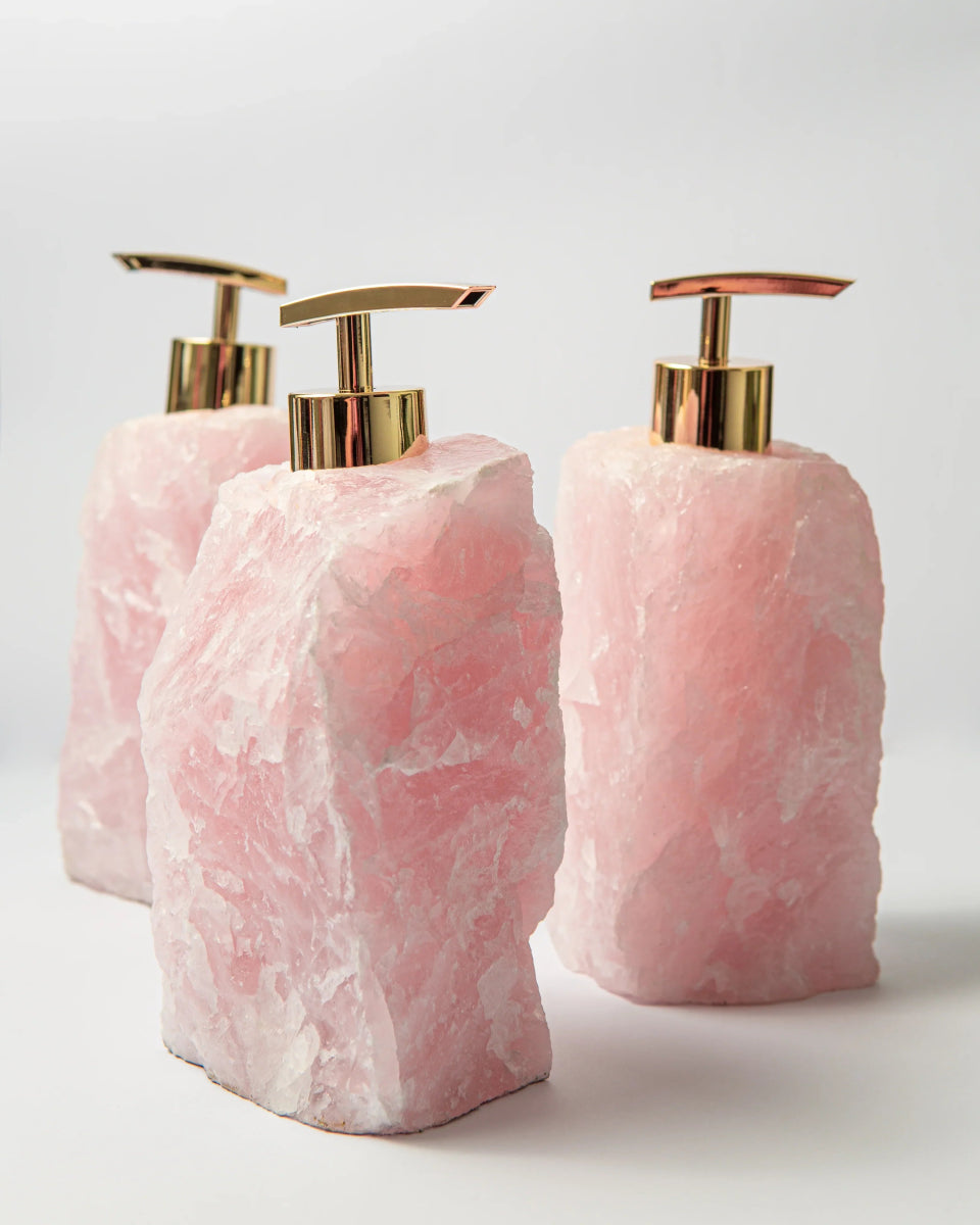 Deluxe Crystal Soap Dispenser – Elegant & Functional Bath Accessory - Lattea Global