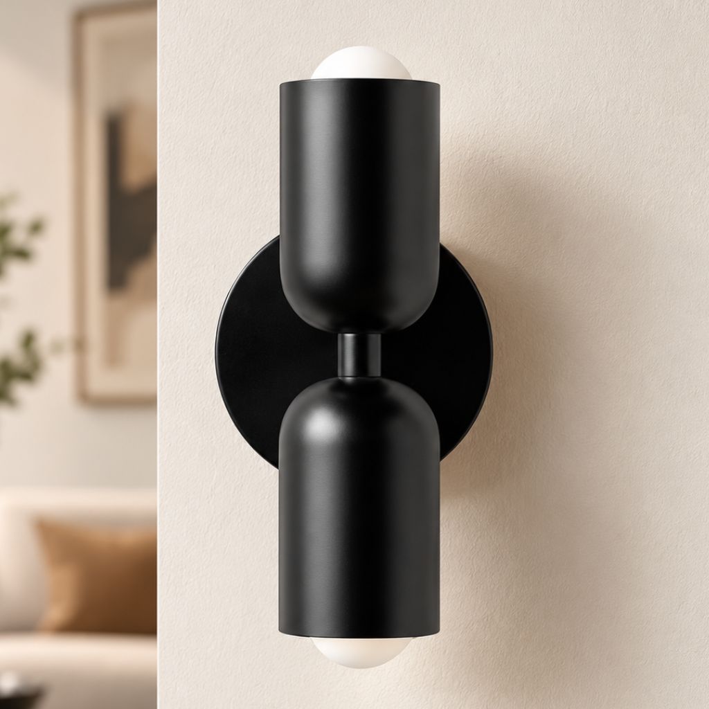 Double-Head Iron LED Wall Light – Up & Down