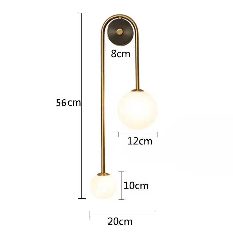 Dual - Globe LED Wall Sconce - Lattea Global