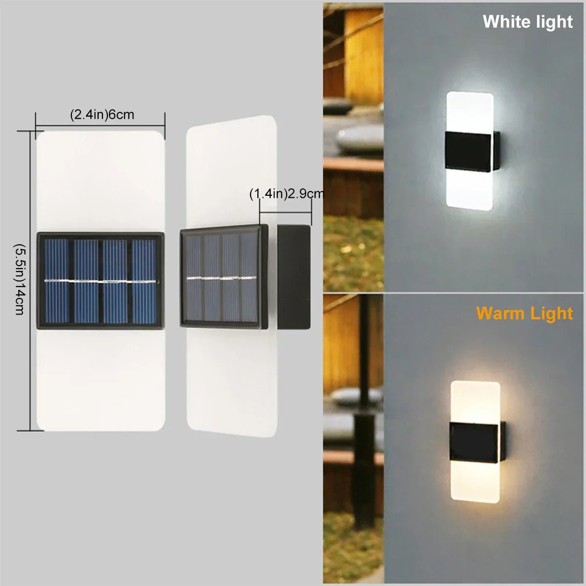 EcoBeam Acrylic Solar Wall Lamp - Lattea Global