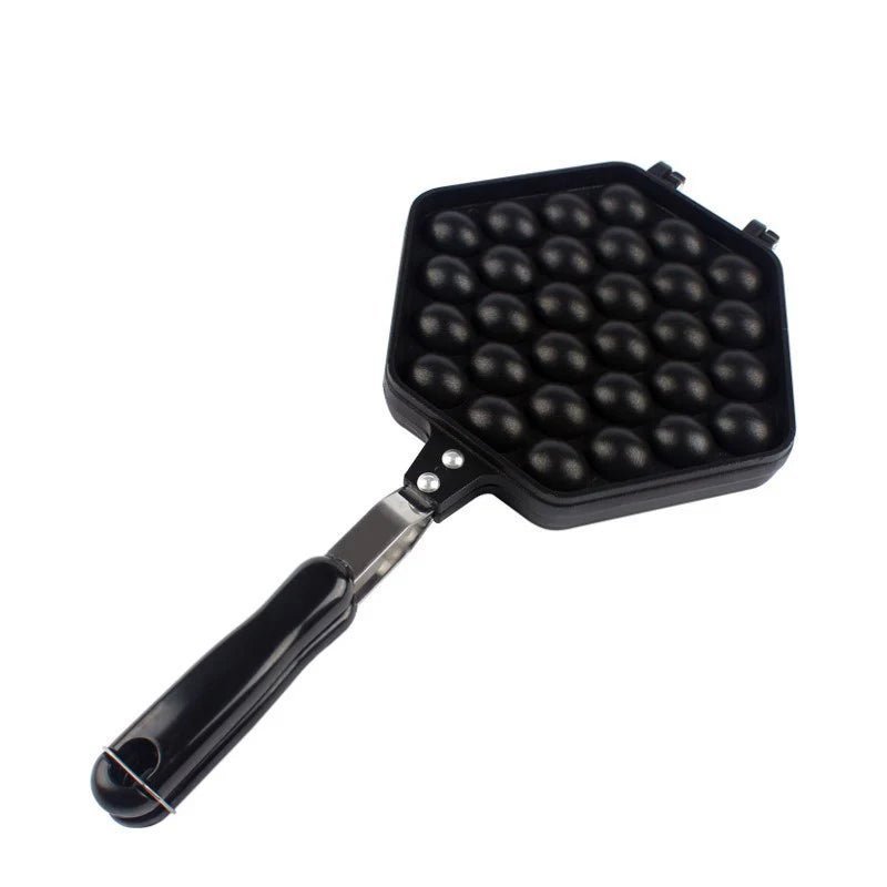 Egg Bubble Cake Pan – Cast Aluminum Nonstick Perfect for Crispy Waffles - Lattea Global