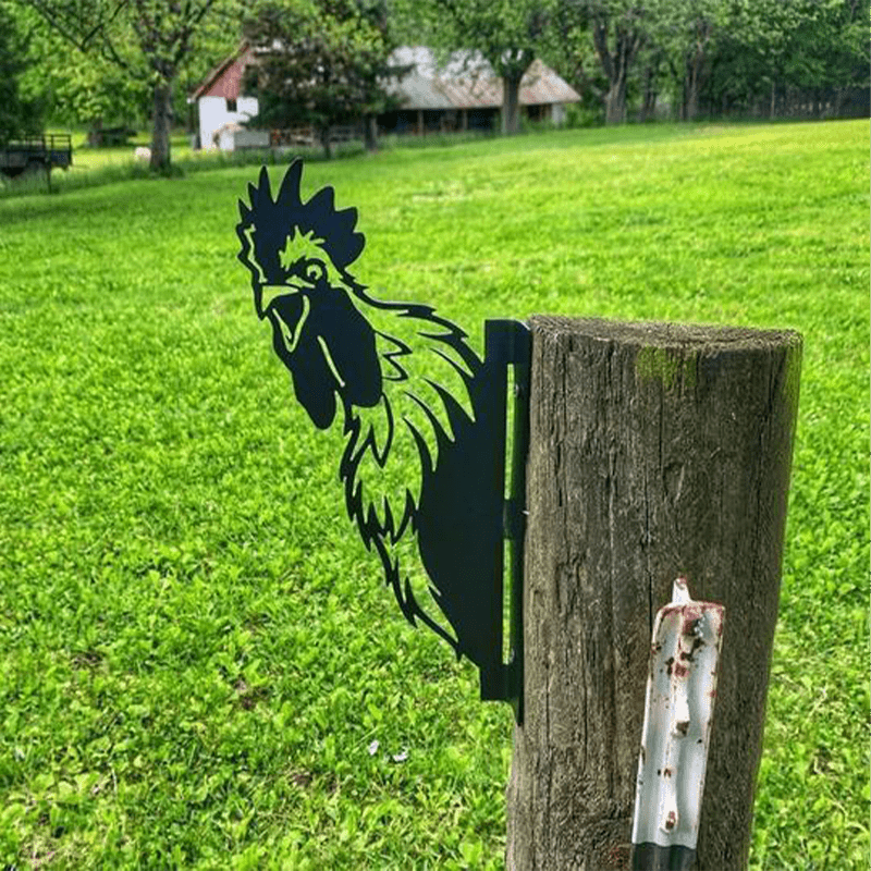 Farm Animal Metal Art - Lattea Global
