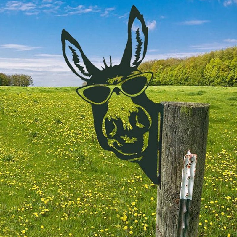 Farm Animal Metal Art - Lattea Global