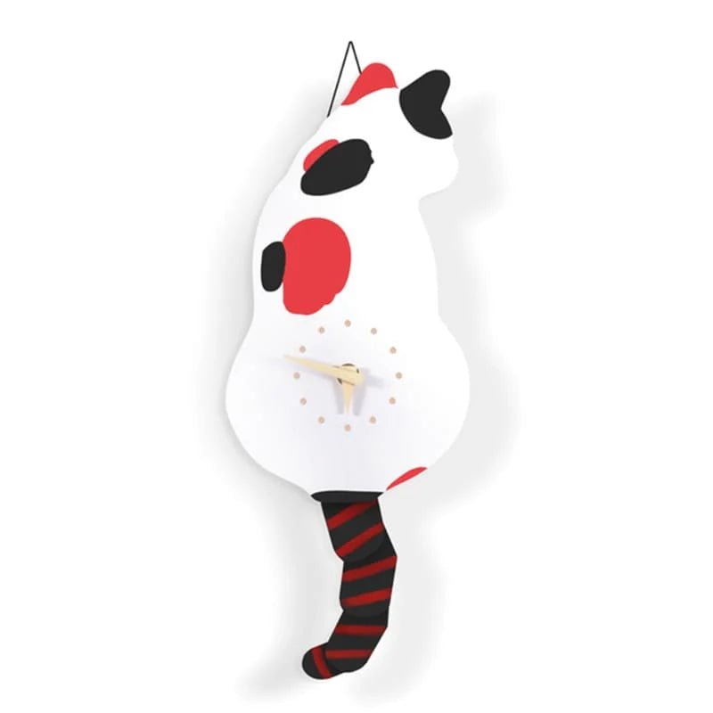 FelineTime - Cat Wagging Tail Wall Clock - Lattea Global