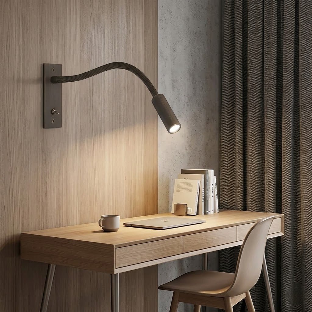 FlexiBeam Adjustable Gooseneck Wall Lamp