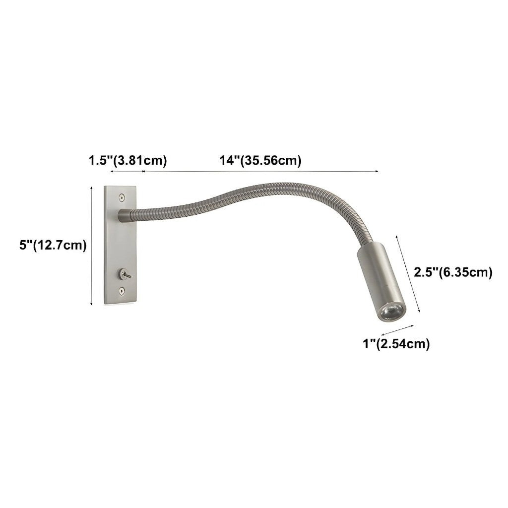 FlexiBeam Adjustable Gooseneck Wall Lamp