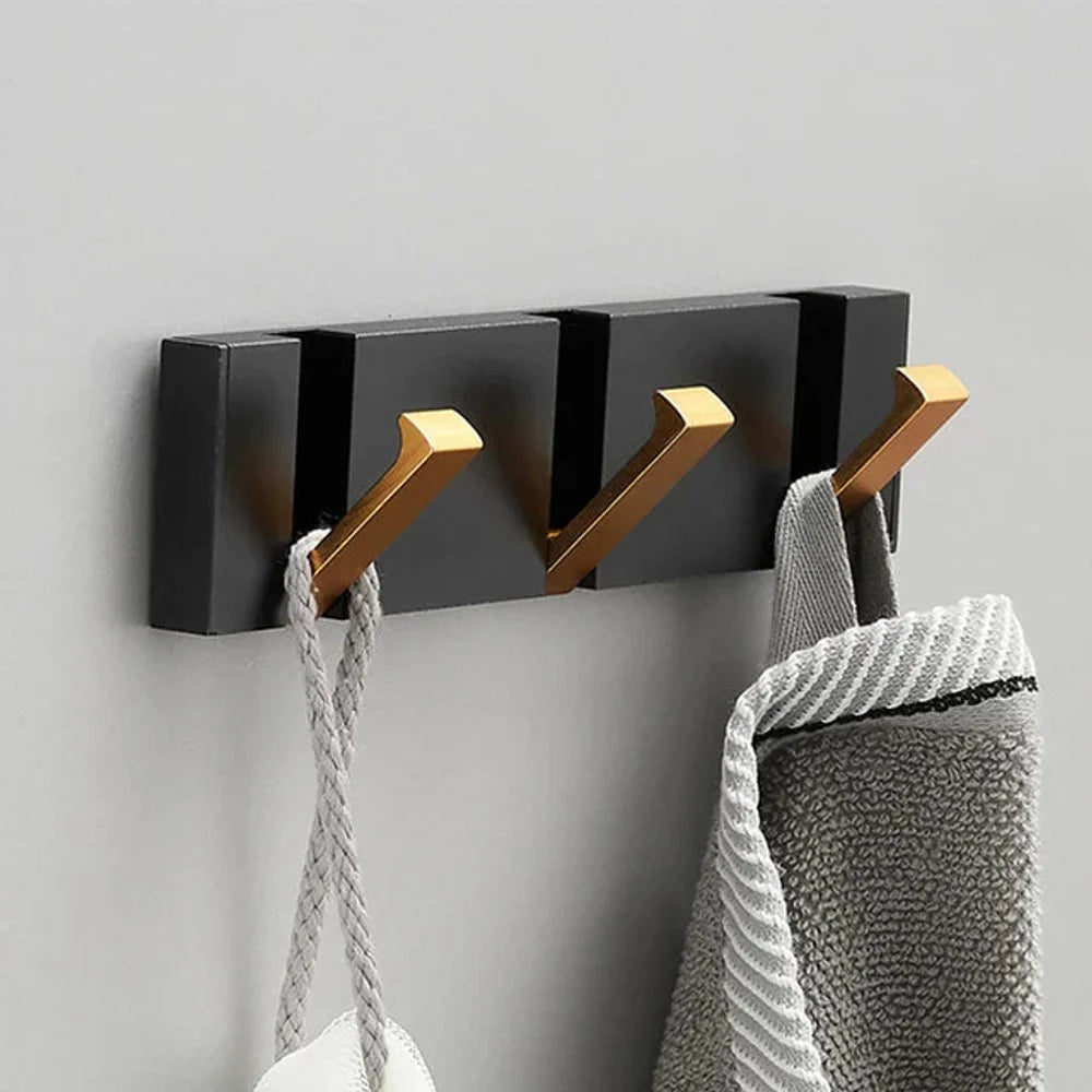 Foldable wall hook minimalist stainless steel 2 to 6 hooks – view 10