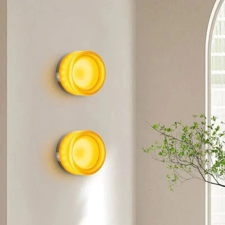 Frosted Glass Wall Sconce - Lattea Global