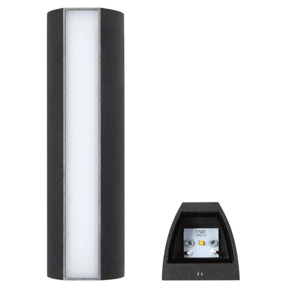 Garden Sconce - Outdoor Up and Down Coastal Wall Light - Lattea Global