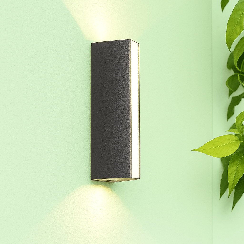 Garden Sconce - Outdoor Up and Down Coastal Wall Light - Lattea Global