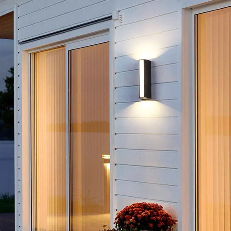 Garden Sconce - Outdoor Up and Down Coastal Wall Light - Lattea Global