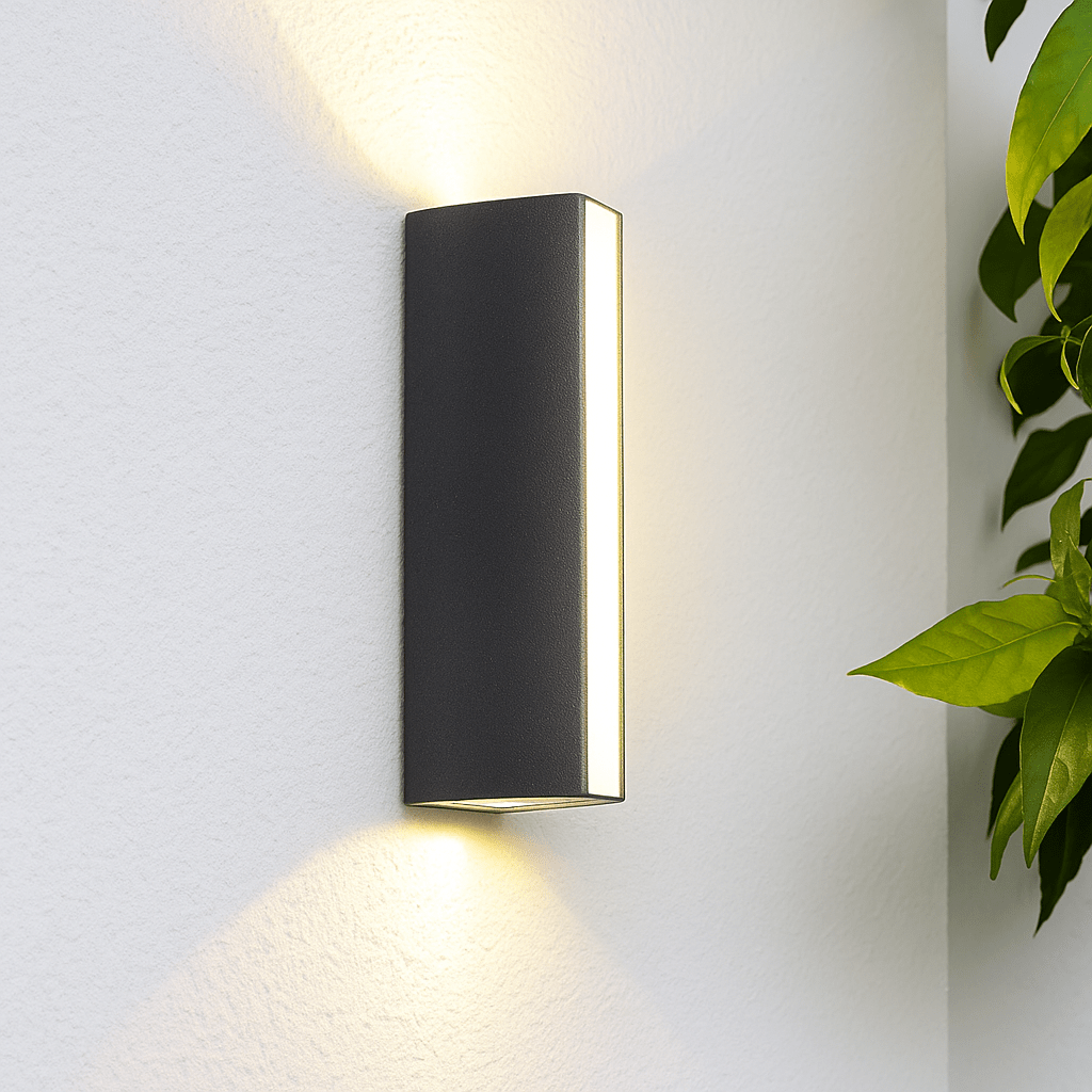 Garden Sconce - Outdoor Up and Down Coastal Wall Light - Lattea Global