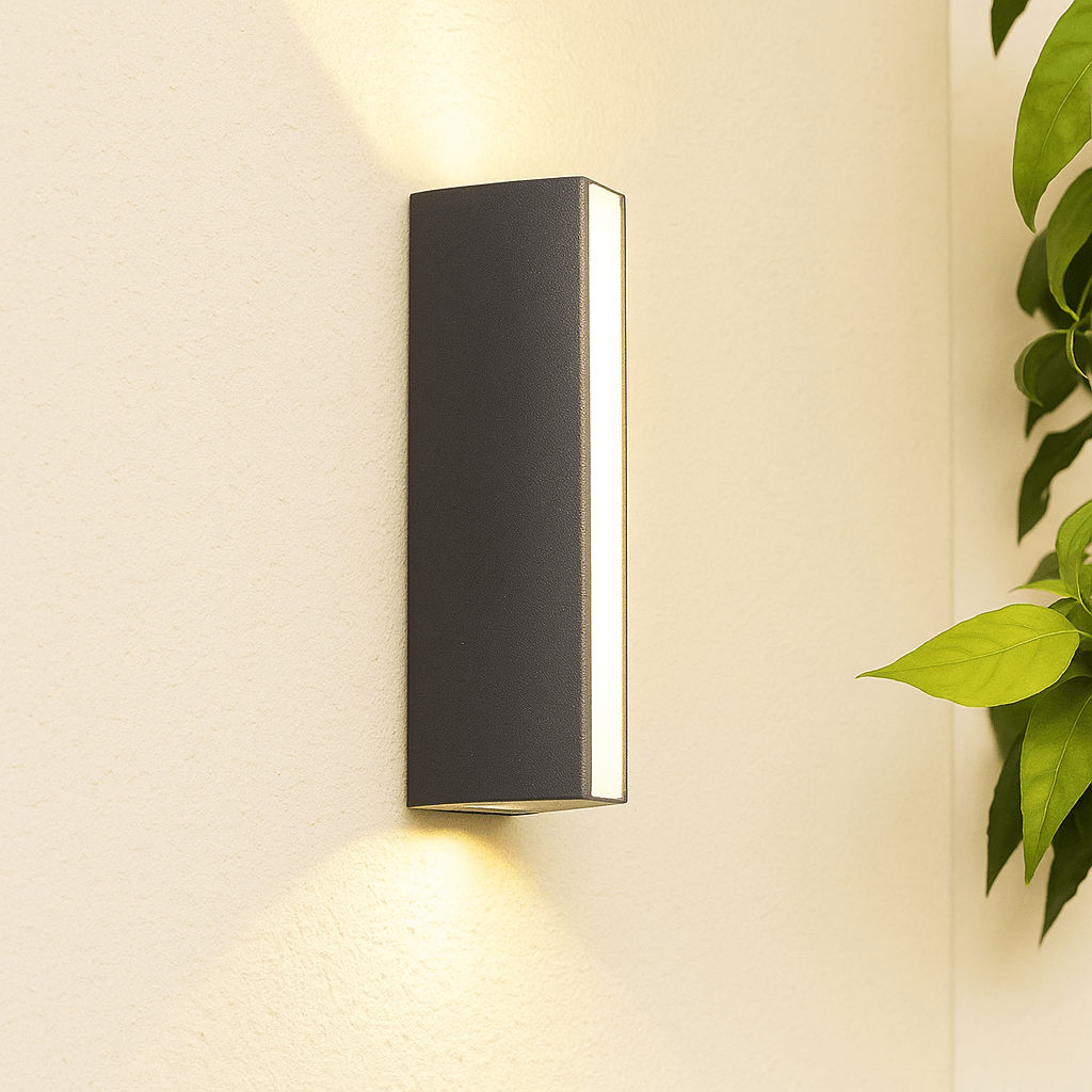 Garden Sconce - Outdoor Up and Down Coastal Wall Light - Lattea Global