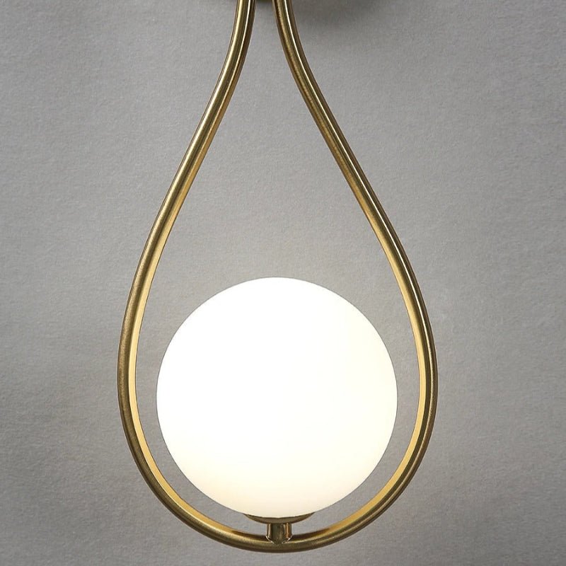 Glass Orb LED Wall Sconce - Lattea Global